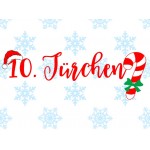 ADVENTSKALENDER 10. Dezember - Stickdatei - ITH Mug Rug Untersetzer Blumenteppich